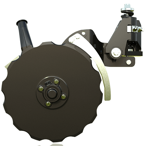 Doble disco fertilizador